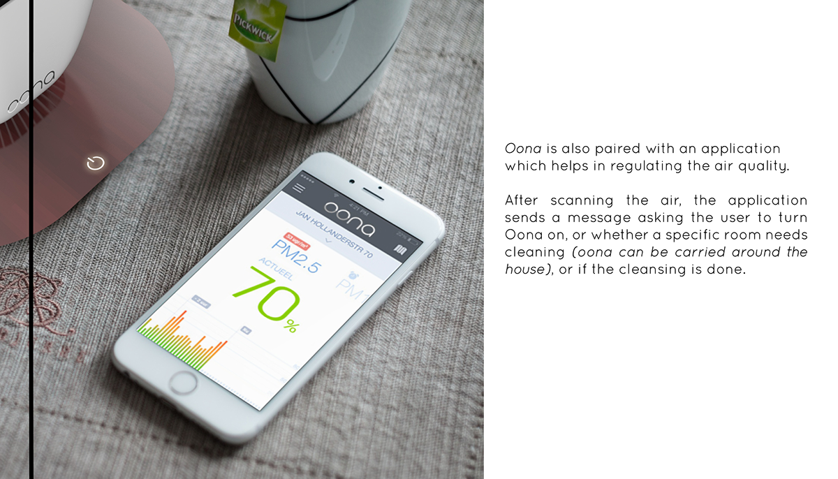 Oona，intelligence，air cleaner，product design，