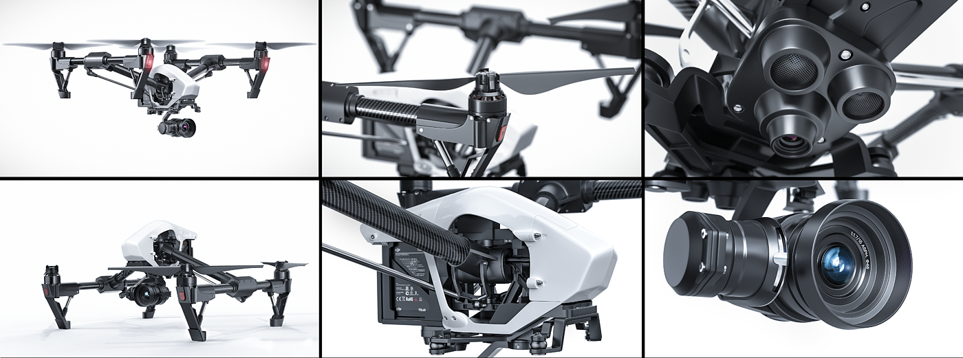 DJI，UAV，keyshot，无人机，大疆，