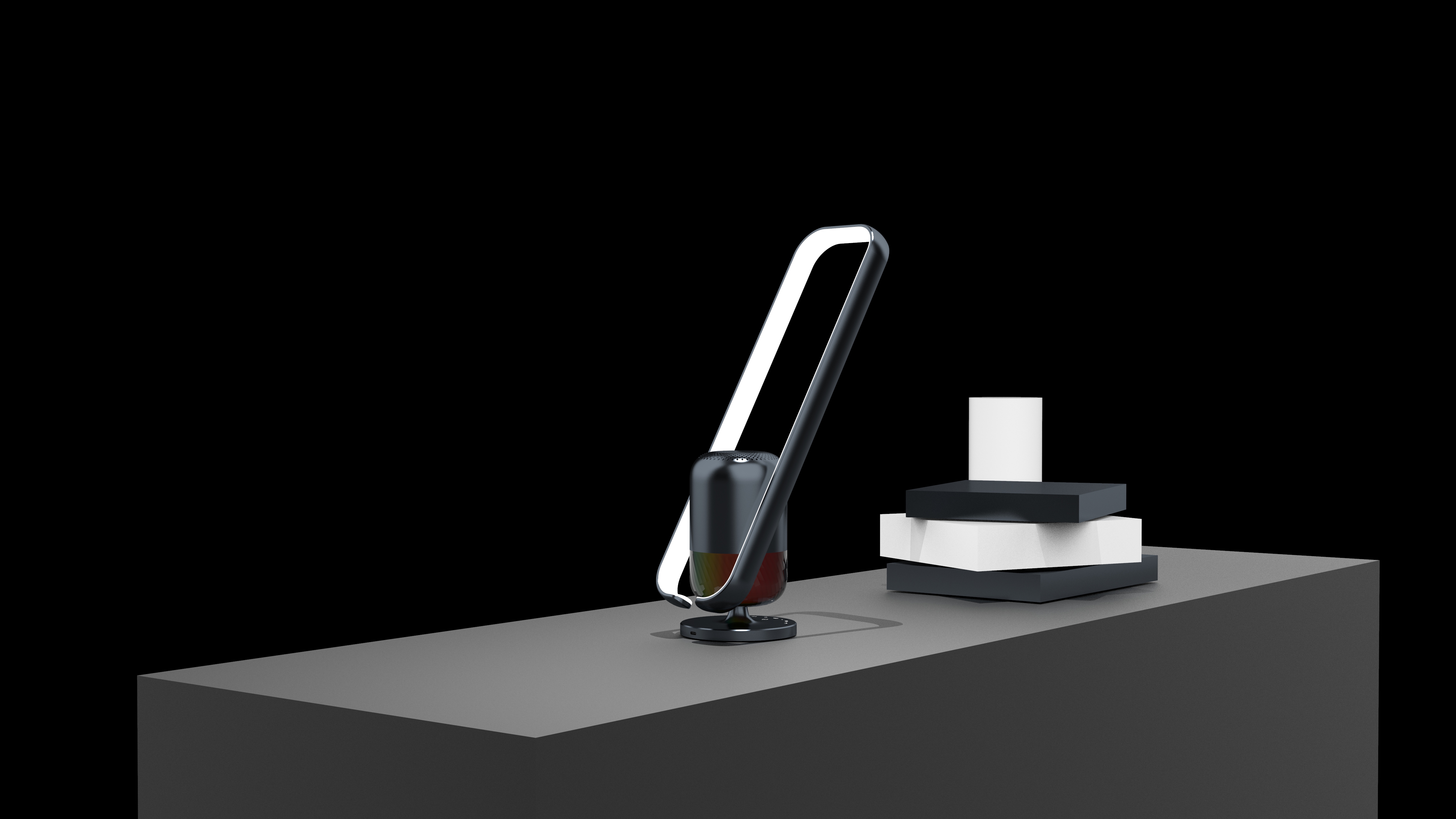 Desk lamp，Bluetooth audio，Simplicity，intelligence，Design，