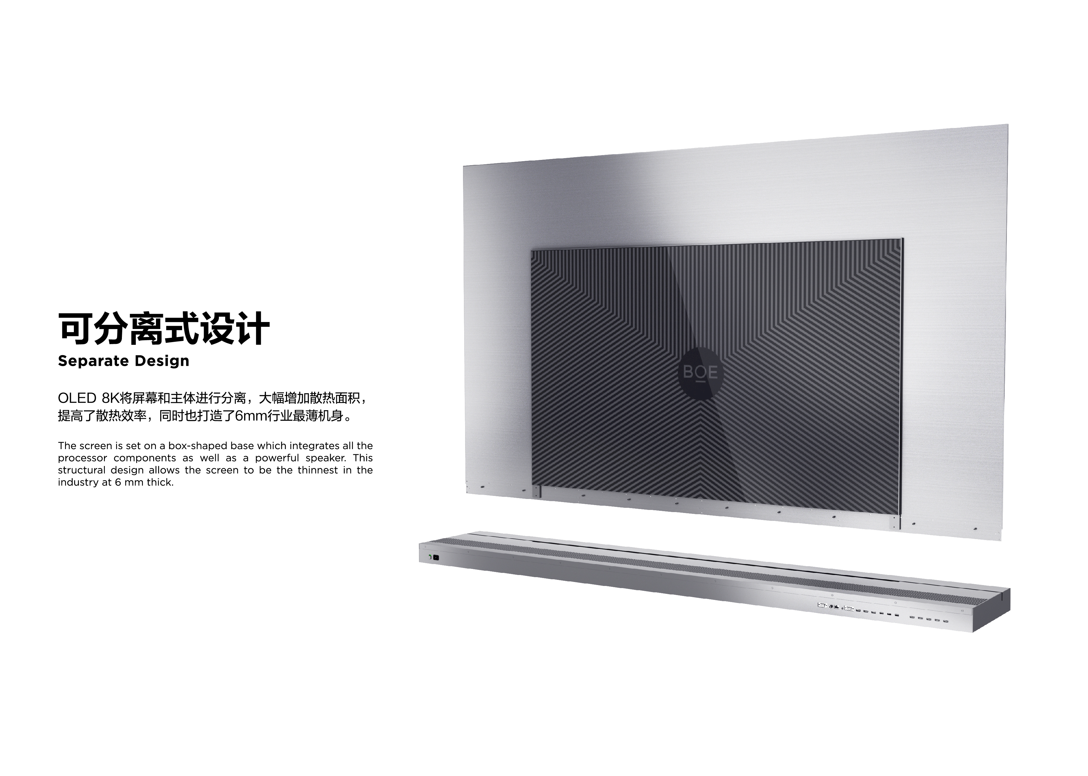 Ultra HD，8K，Display terminal，OLED，ultrathin，Large size，