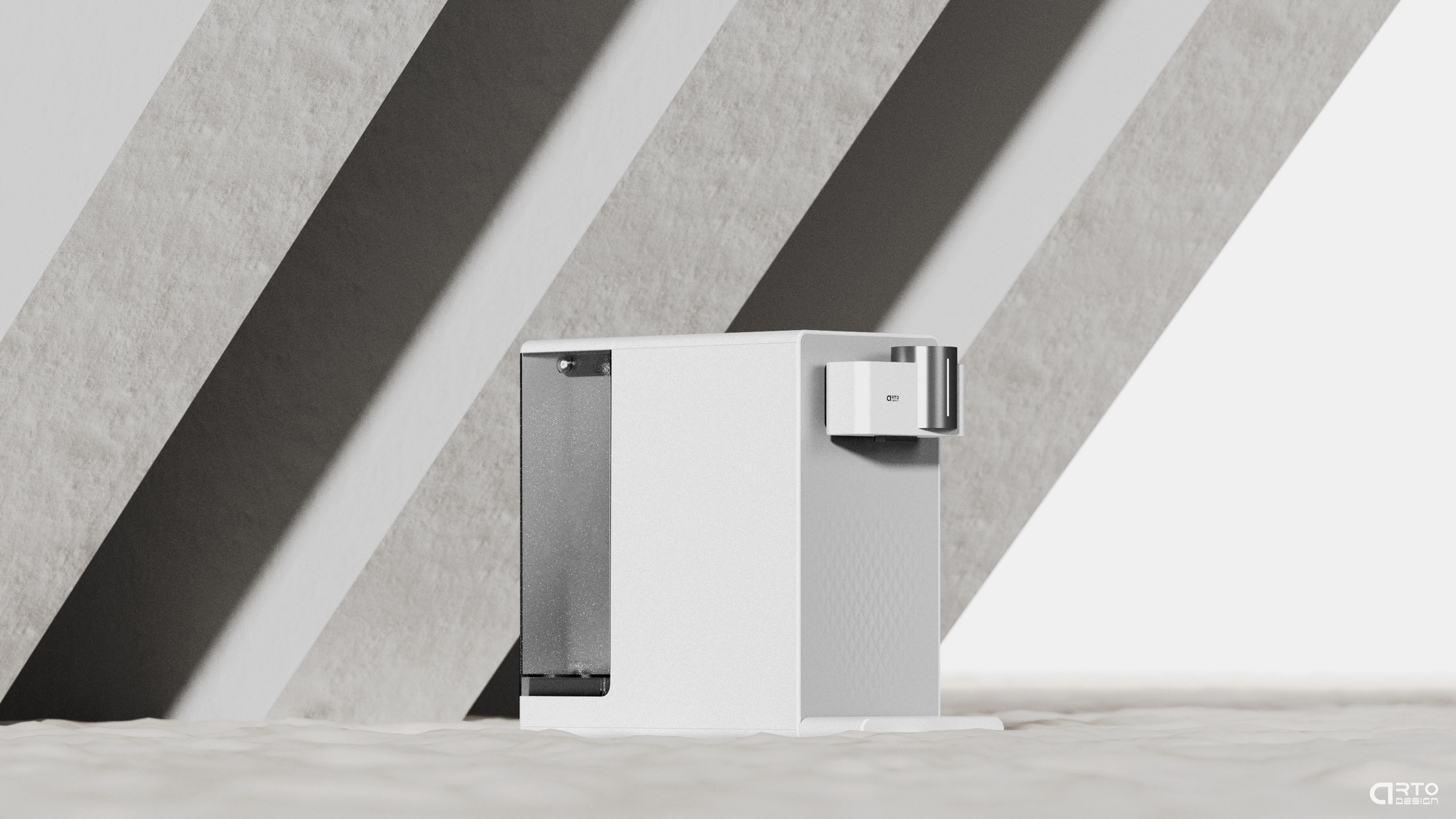 water purification，product design，square，geometry，Aalto design，Coffee machine，capsule，