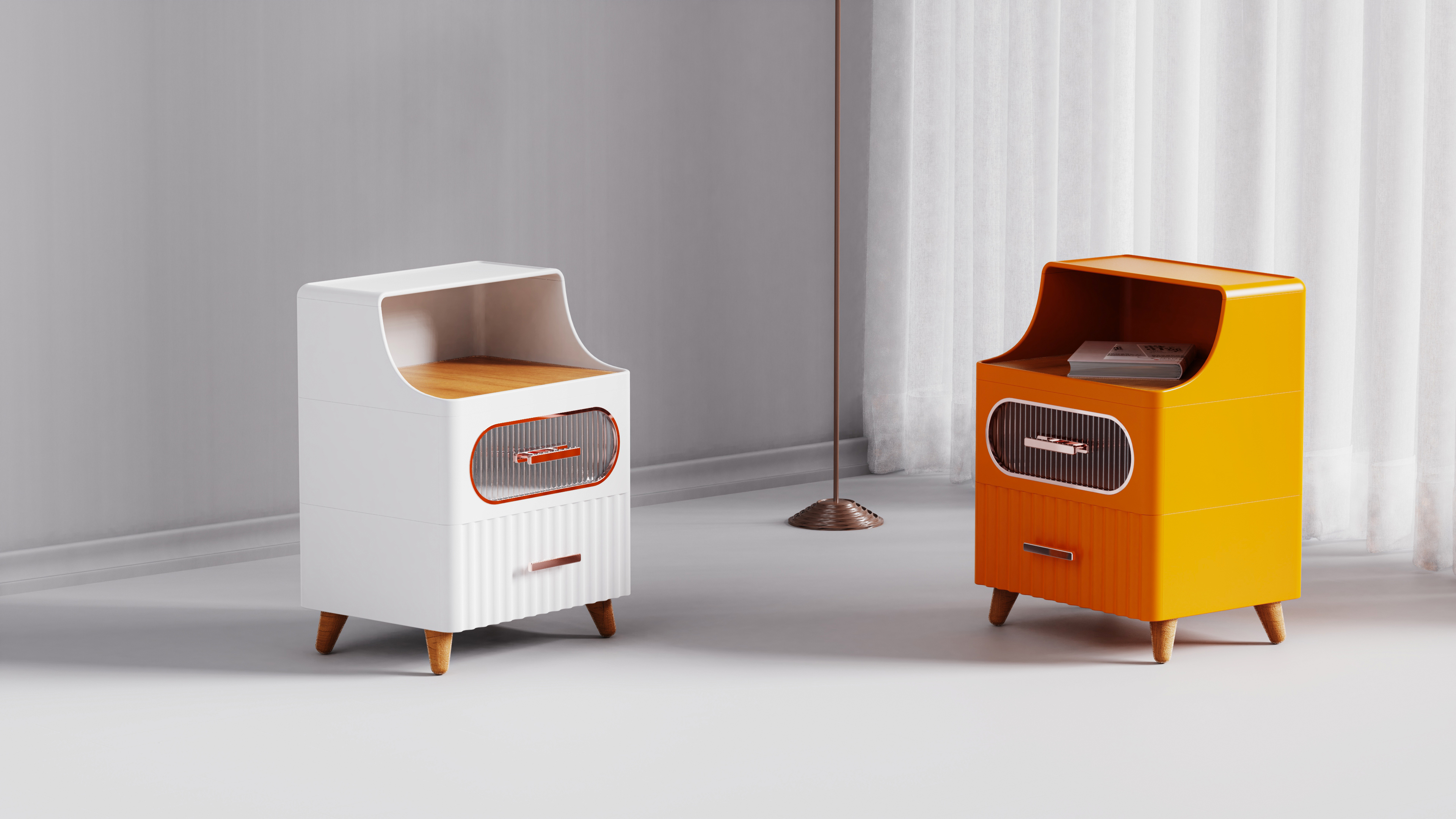 Nightstand storage，