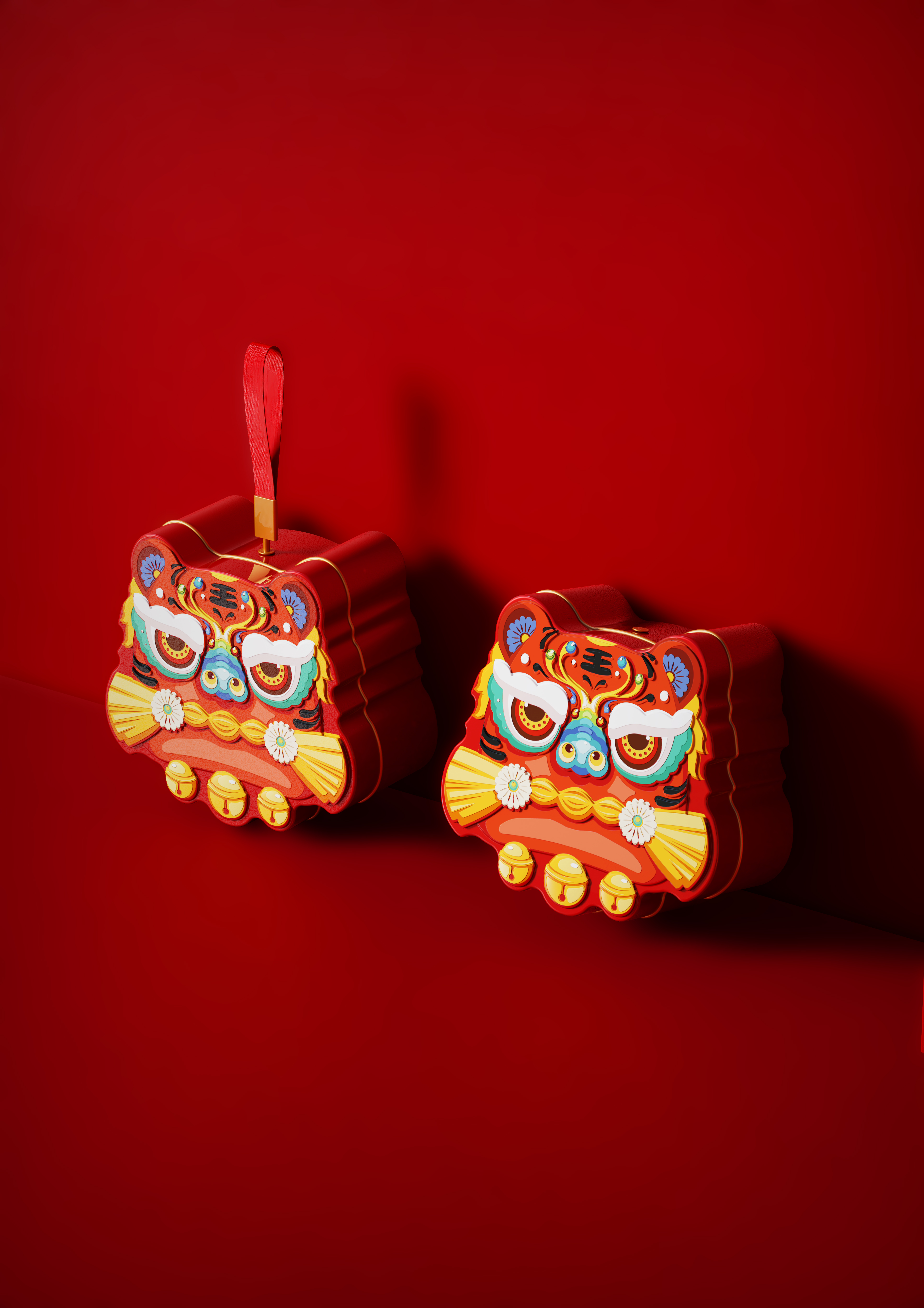 Year of the tiger design，Children design，New Year's Packaging，Festive packaging，IP Design，Interactive design，packing design，Gift Wrapping，