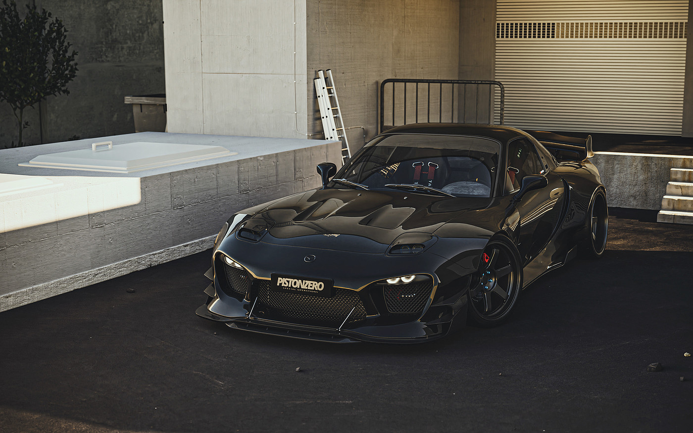 automobile，vehicle，Mazda，Mazda RX7 FD3S，