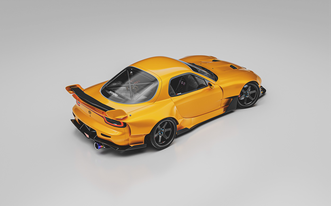 automobile，vehicle，Mazda，Mazda RX7 FD3S，