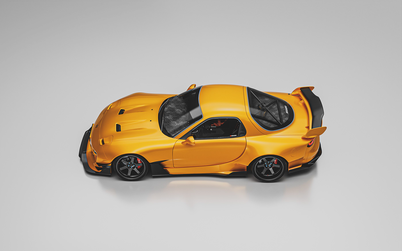 automobile，vehicle，Mazda，Mazda RX7 FD3S，