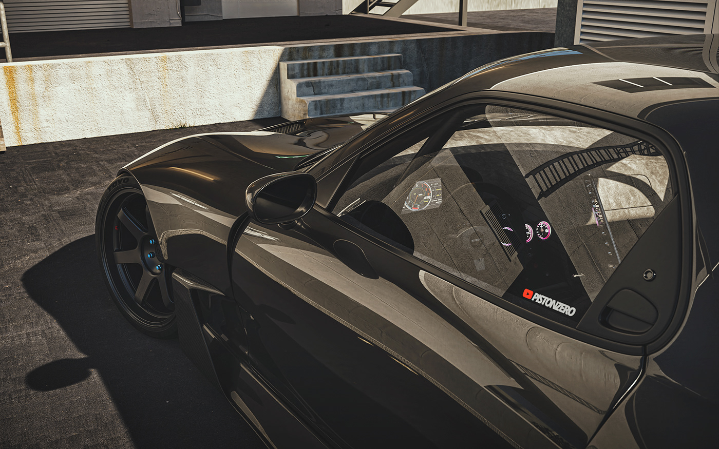 automobile，vehicle，Mazda，Mazda RX7 FD3S，