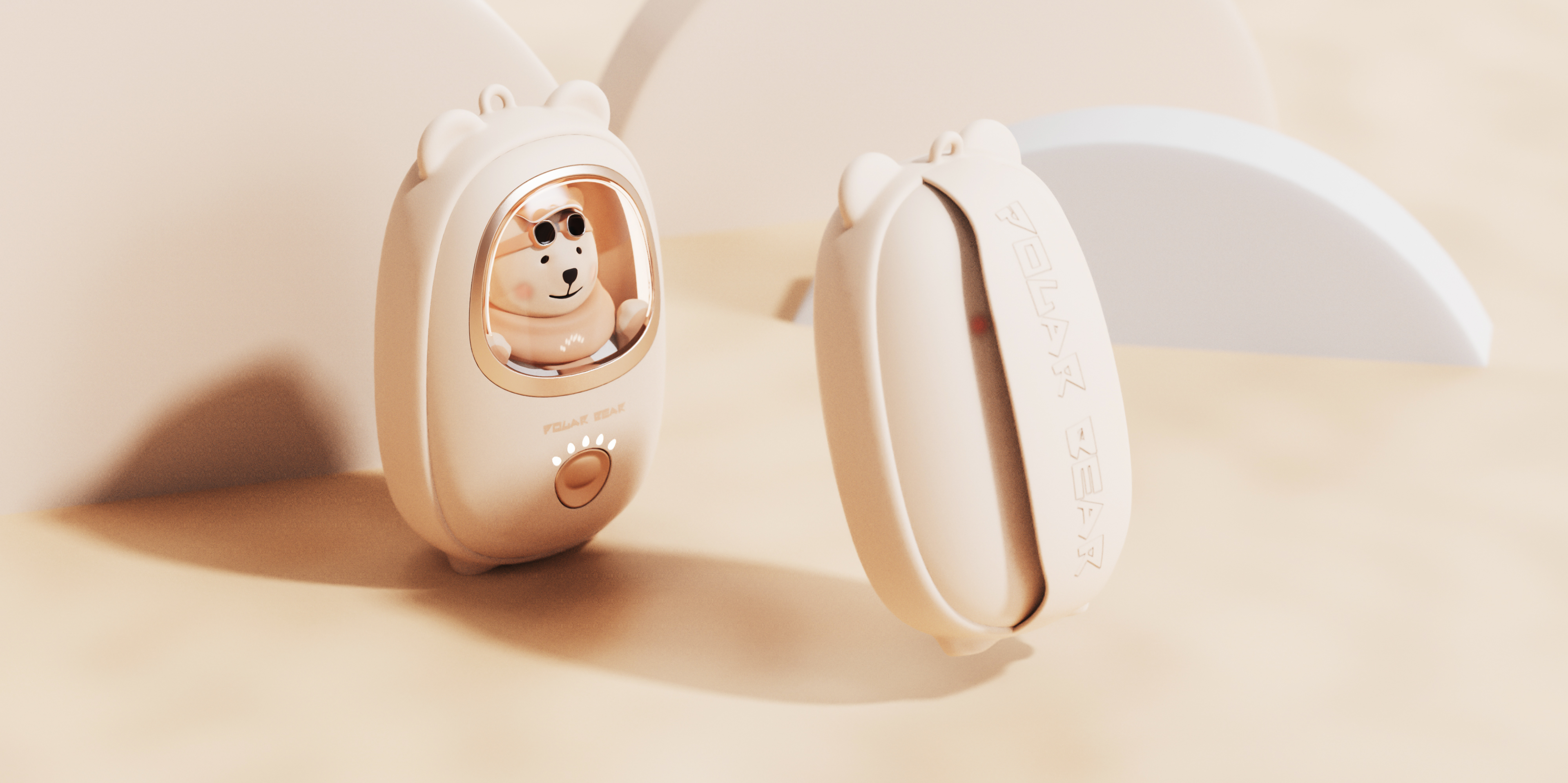 Hand warmer，portable battery，Cartoon，Doll，doll，Little bear，Polar bear，Little pig，