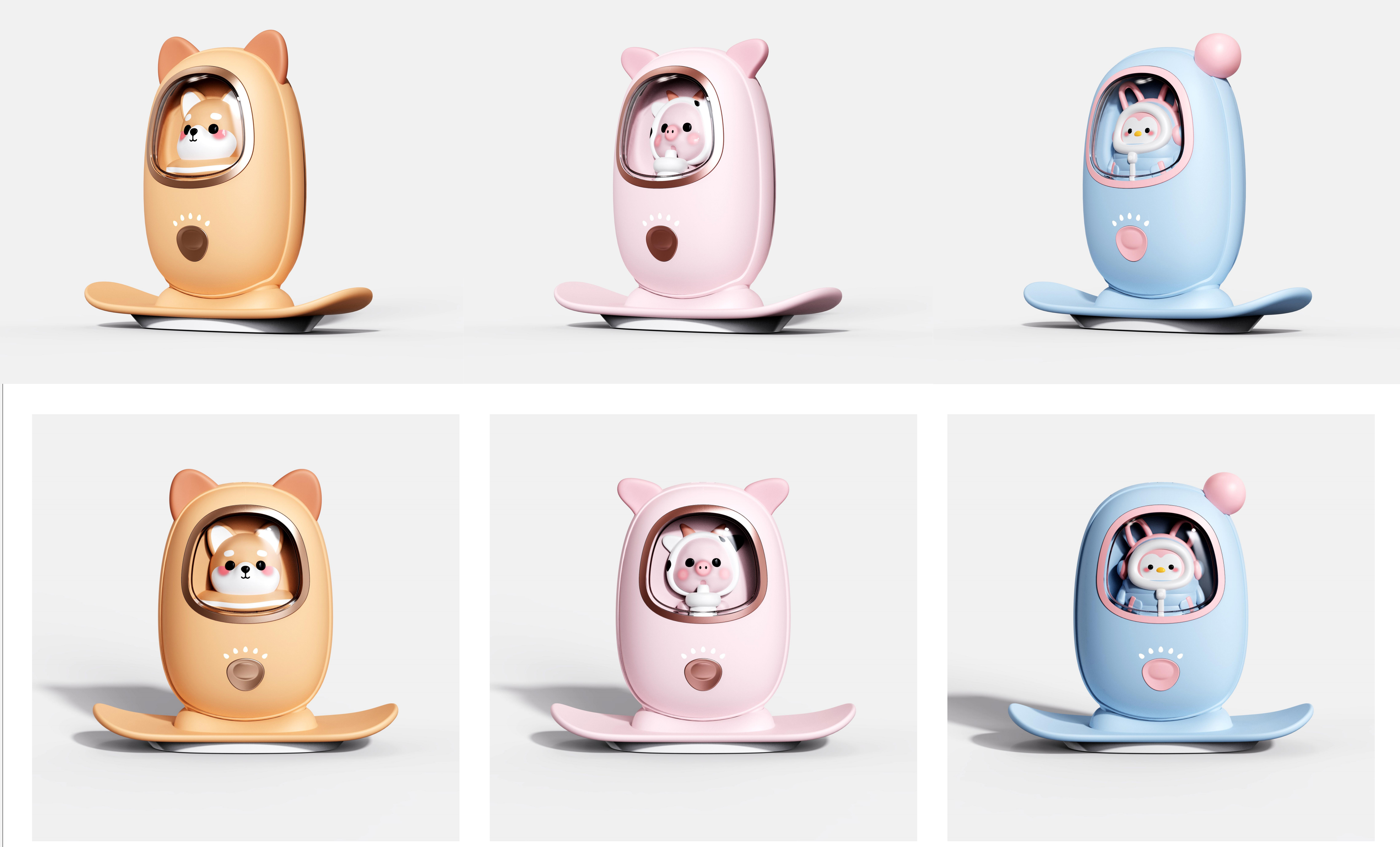 Hand warmer，portable battery，Cartoon，Doll，doll，Little bear，Polar bear，Little pig，