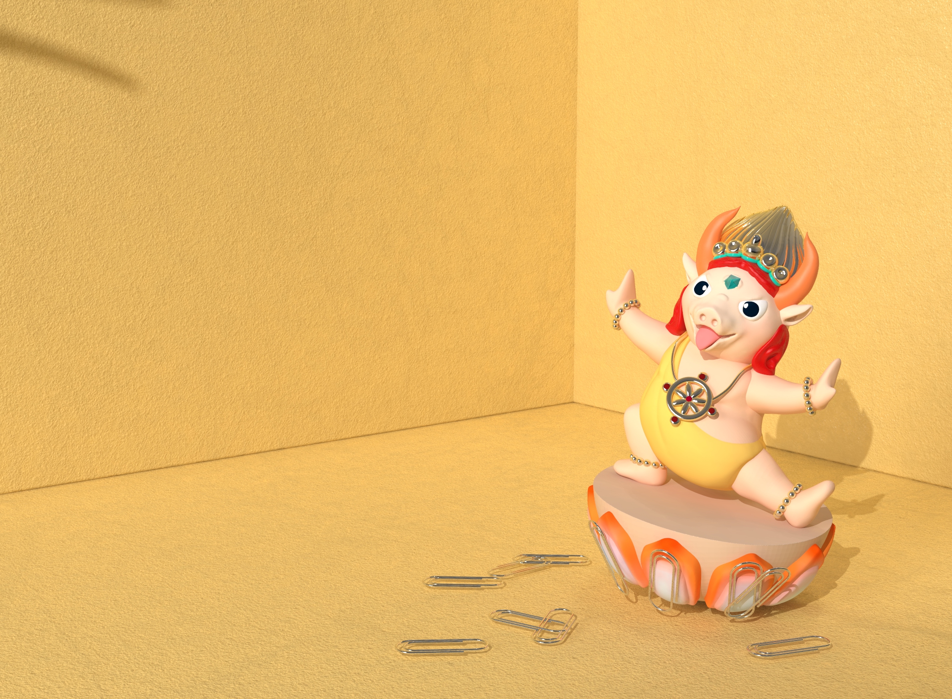 Cultural creation，Religion，Buddhism，Tumbler，Receive，