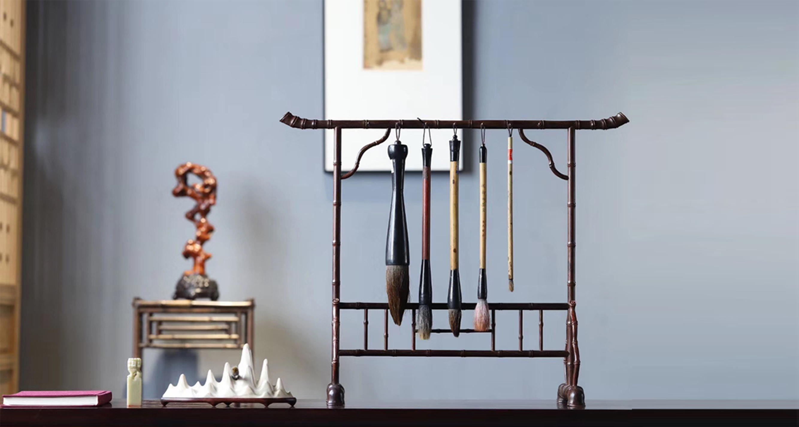 Original works，articles for daily use，Industrial products home，Household goods，Original design, cultural creativity，Aesthetic living home，Tea ceremony art installation ornaments，Tea ceremony, tea art, six gentlemen，