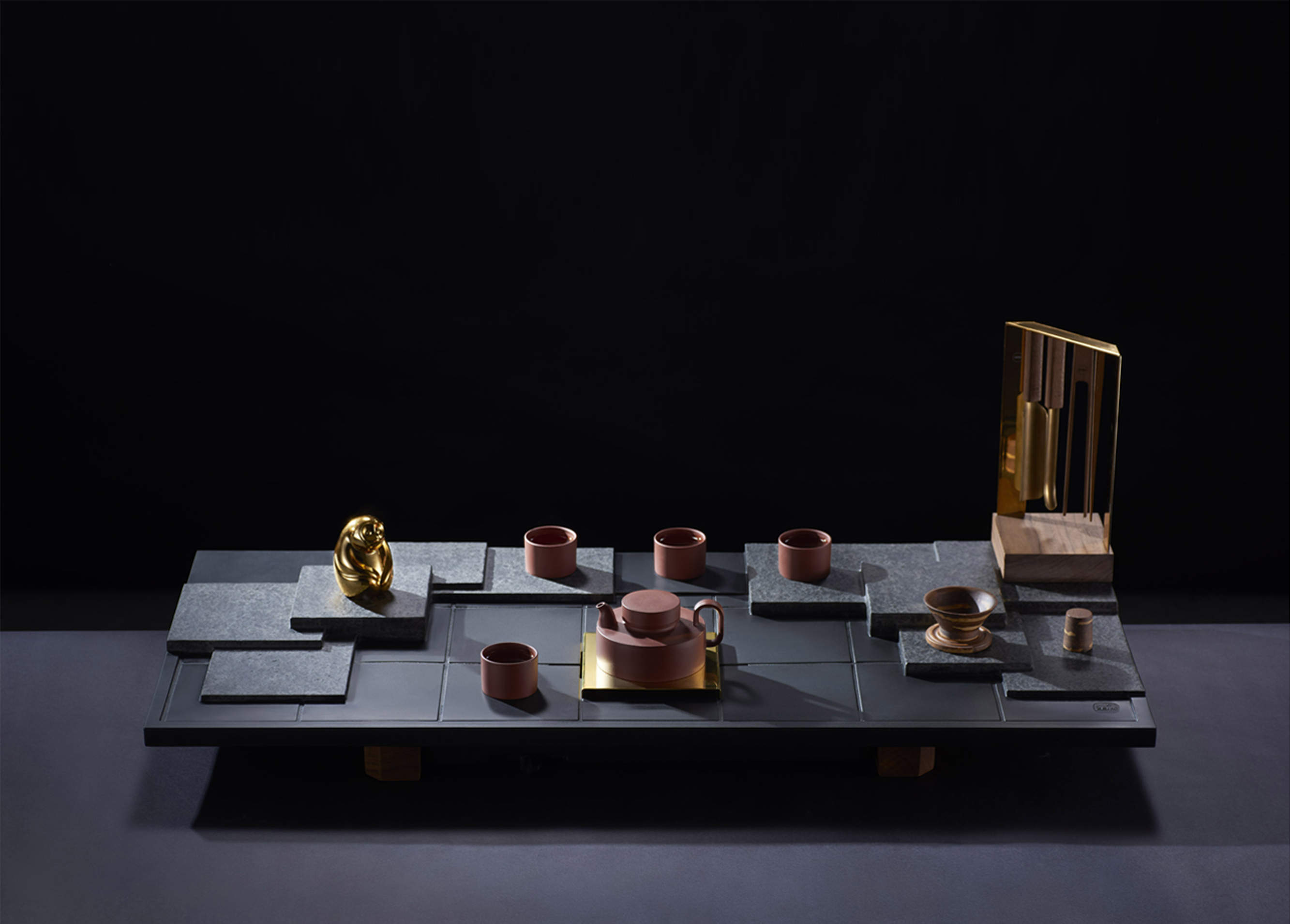 Original works，articles for daily use，Industrial products home，Household goods，Original design, cultural creativity，Aesthetic living home，Tea ceremony art installation ornaments，Tea ceremony, tea art, six gentlemen，