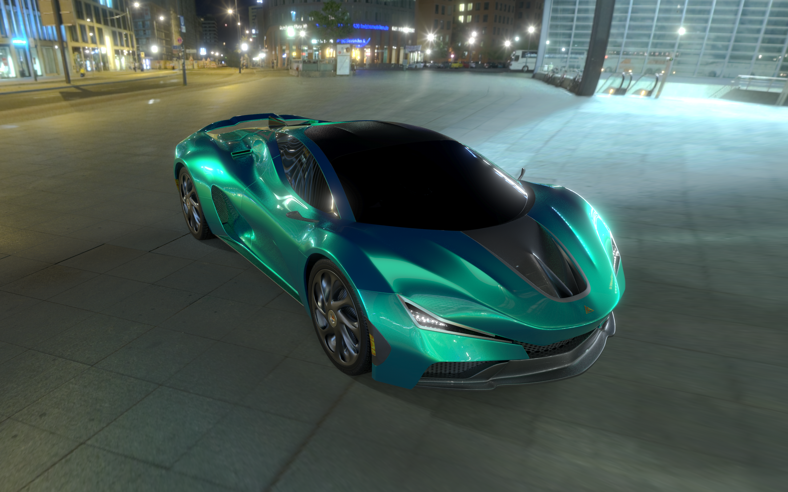 Super run，streamline，Cool，Sports car，