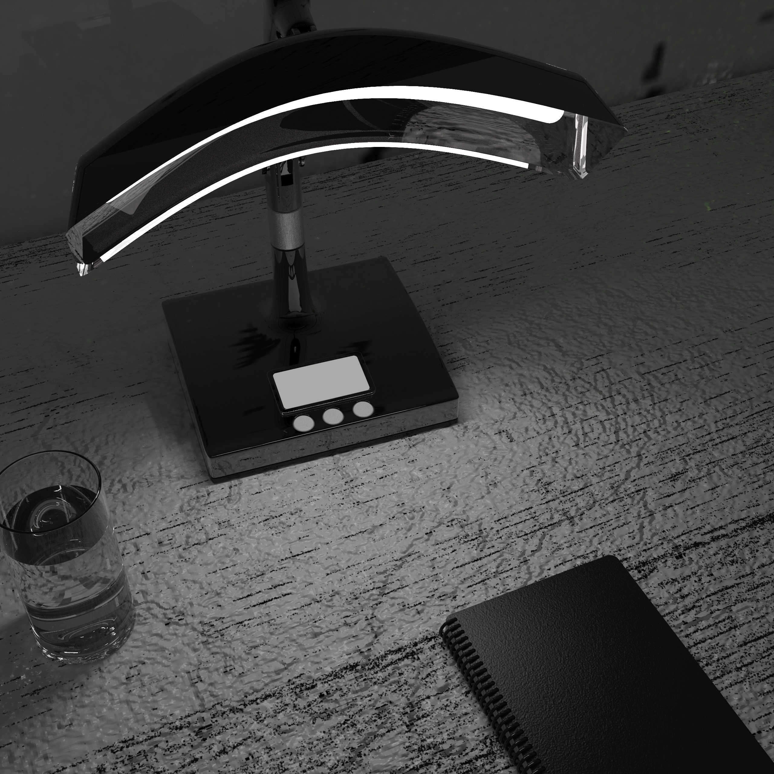 Table lamp, industrial wind，