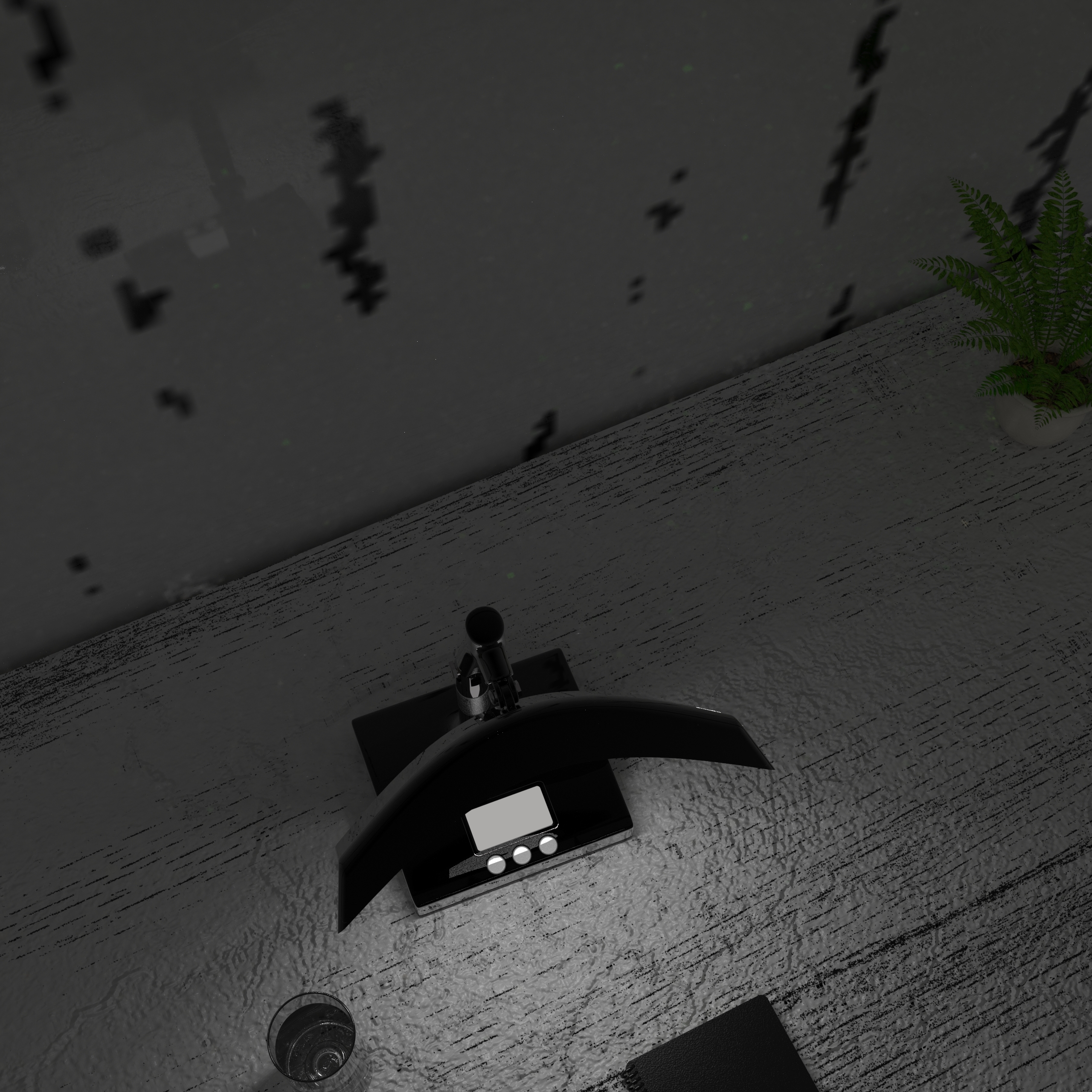 Table lamp, industrial wind，