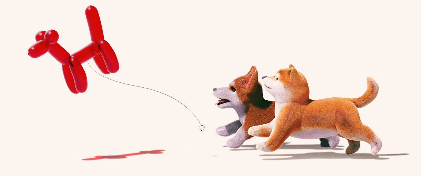 DANJI，BabyDog，product design，IP，3D image，Pets，puppy，