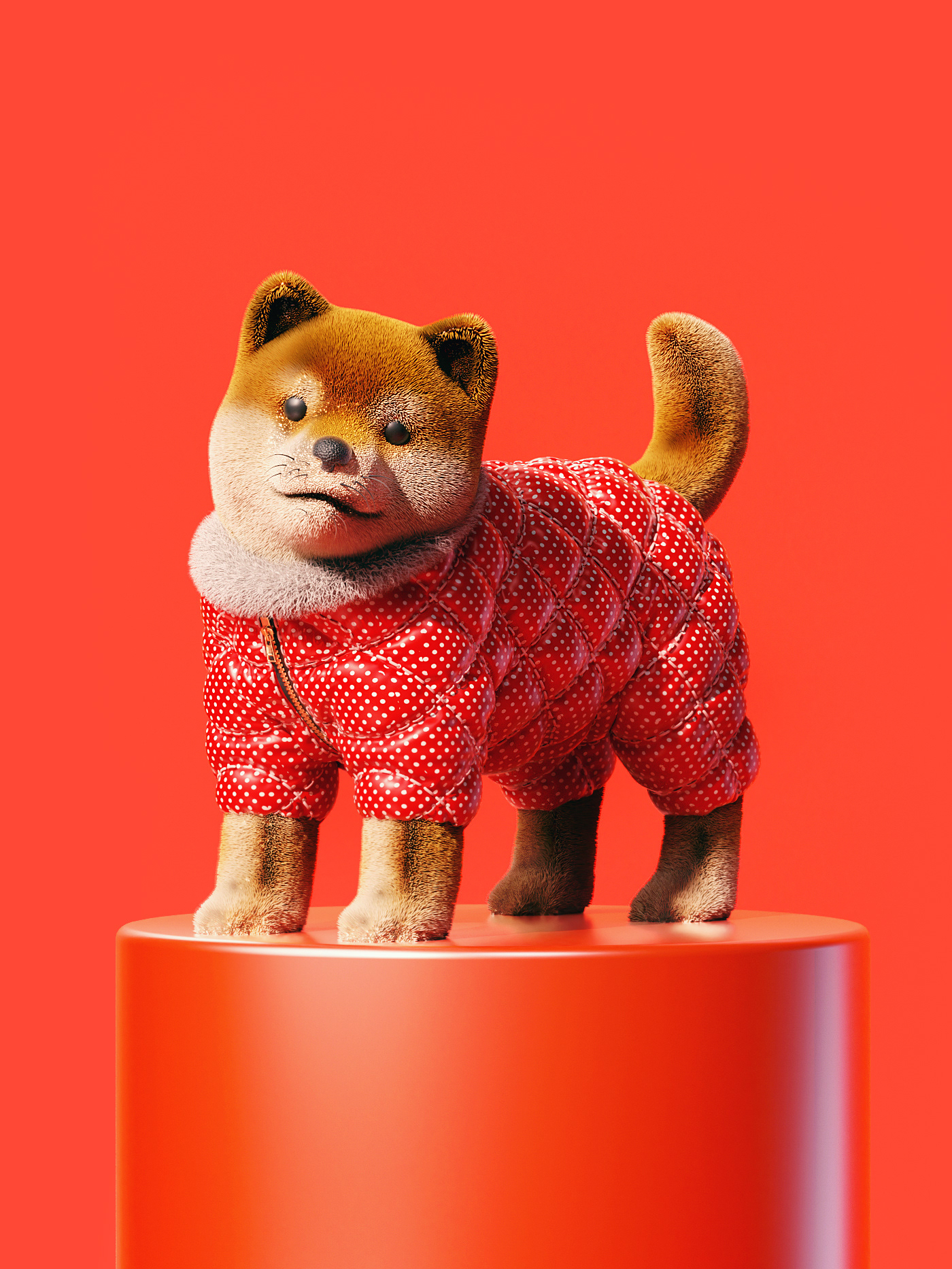 DANJI，BabyDog，product design，IP，3D image，Pets，puppy，