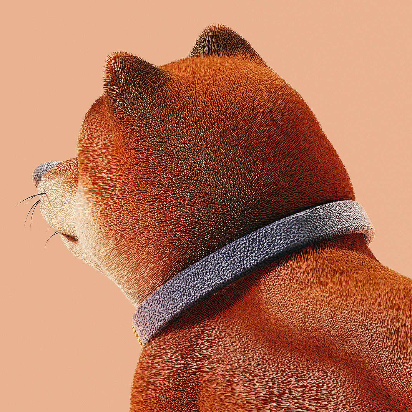DANJI，BabyDog，product design，IP，3D image，Pets，puppy，