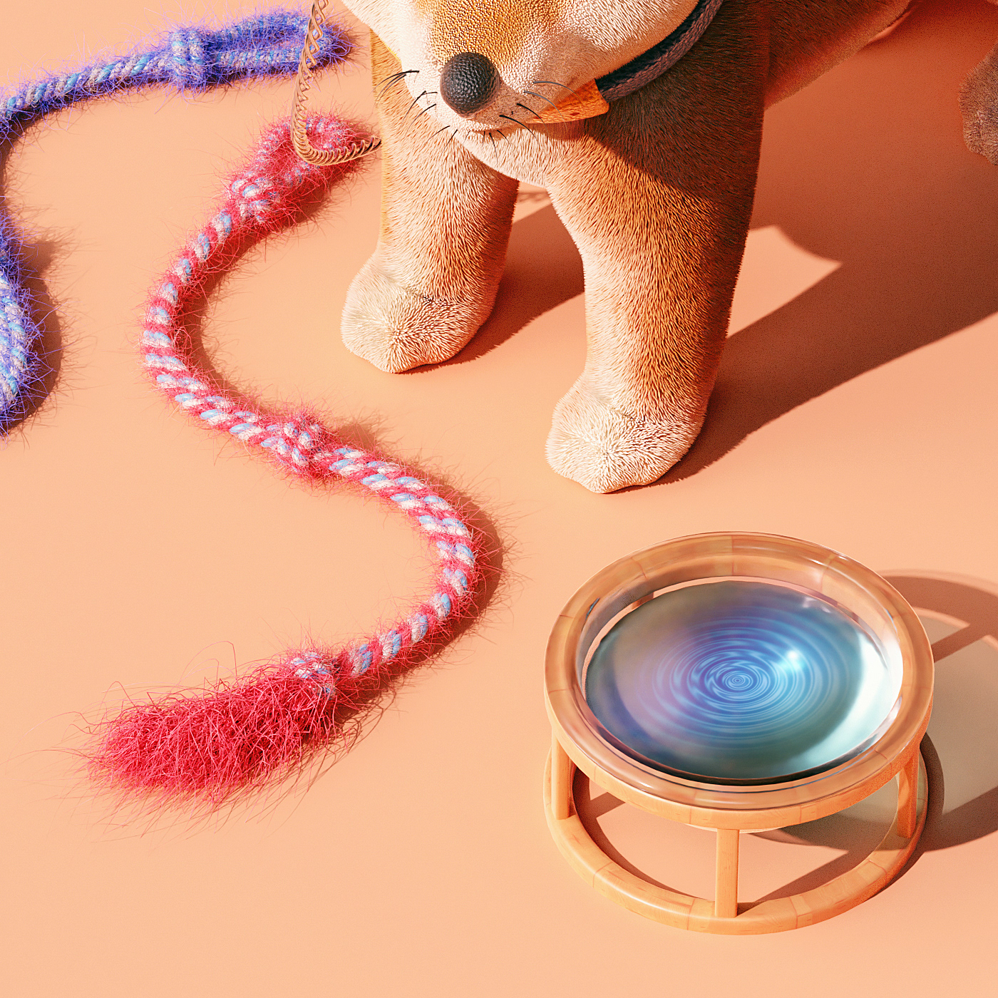 DANJI，BabyDog，product design，IP，3D image，Pets，puppy，