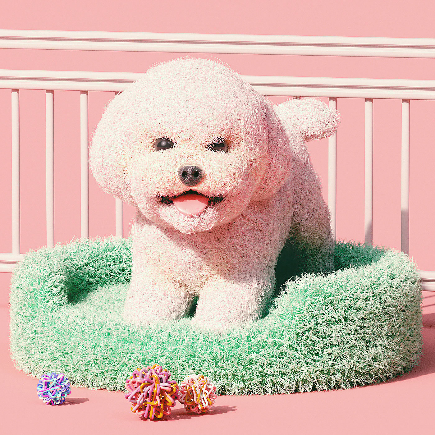 DANJI，BabyDog，product design，IP，3D image，Pets，puppy，