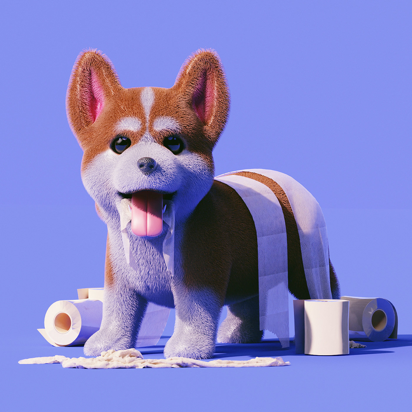 DANJI，BabyDog，产品设计，IP，3D形像，宠物，小狗，