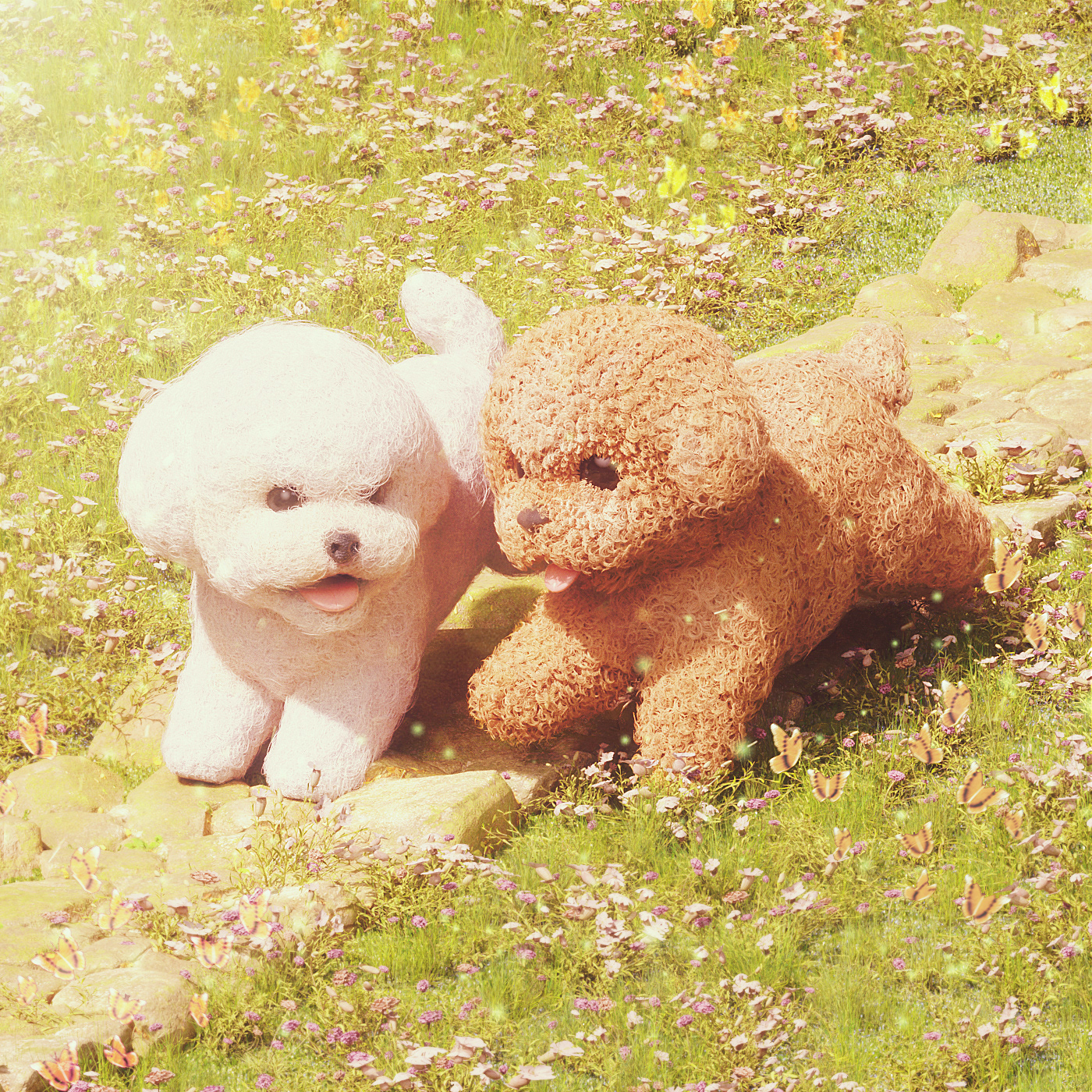 DANJI，BabyDog，product design，IP，3D image，Pets，puppy，