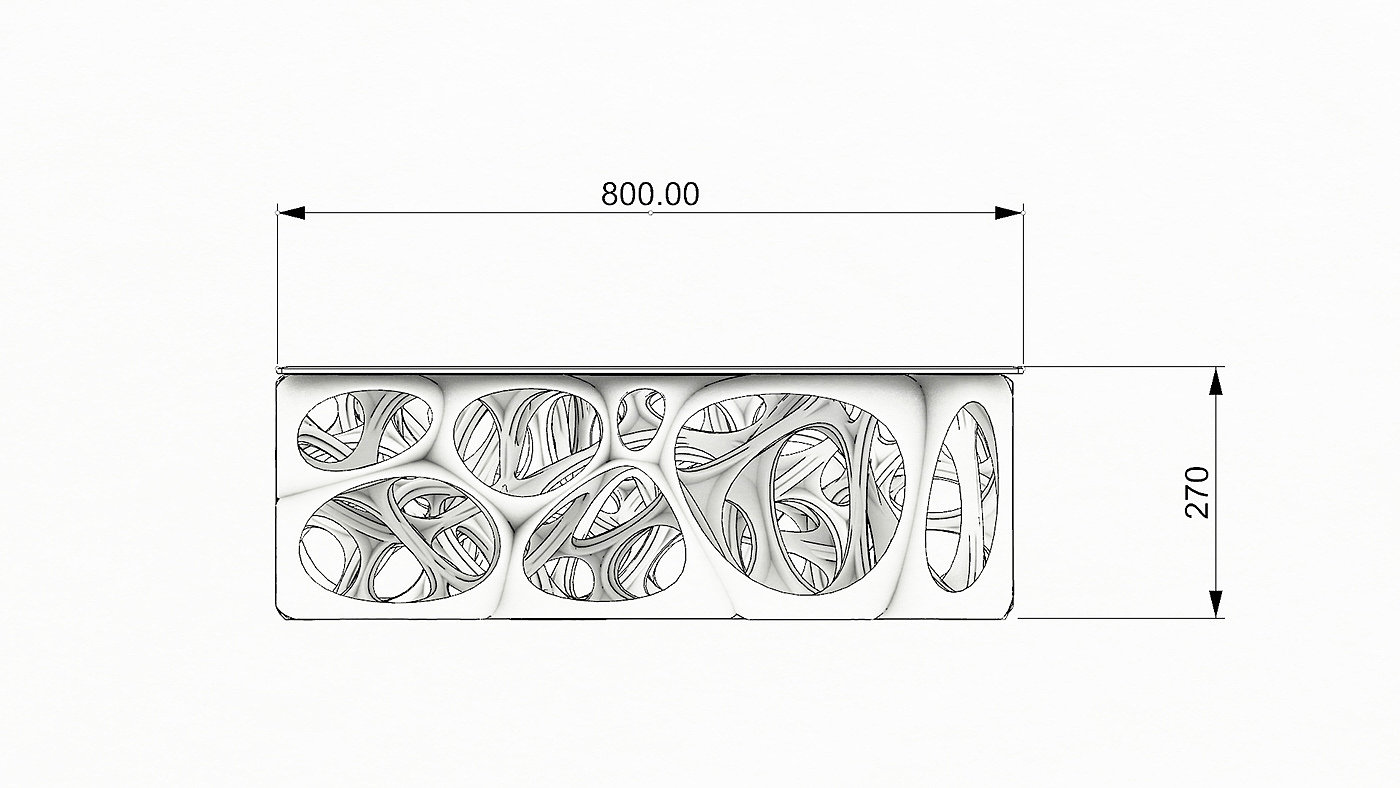 abed effat，Parametric coffee table，product design，algorithm，Robot manufacturing，Grasshopper3D，parametric，
