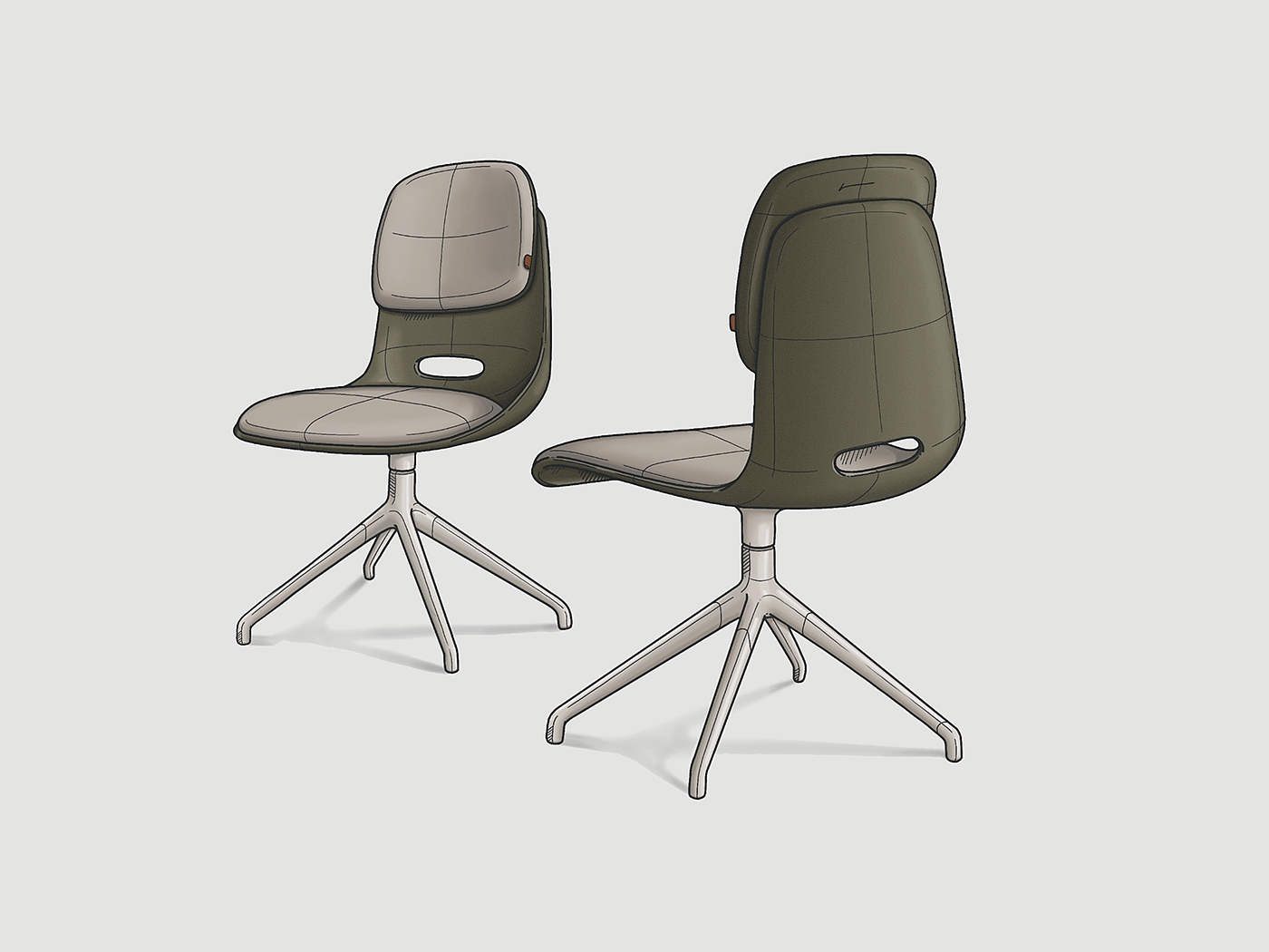 椅子，家具，办公椅，Home Office Chair，