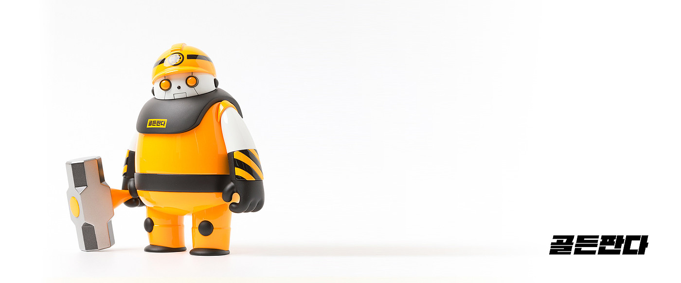 ©SOPP，product design，Golden Panda，Original character robot，Original toys，