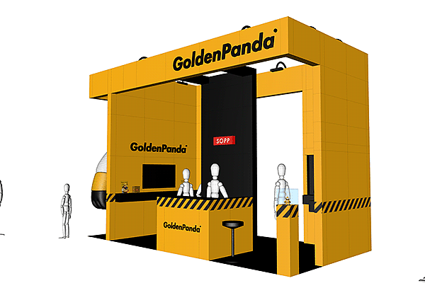 ©SOPP，product design，Golden Panda，Original character robot，Original toys，