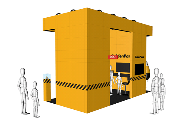 ©SOPP，product design，Golden Panda，Original character robot，Original toys，