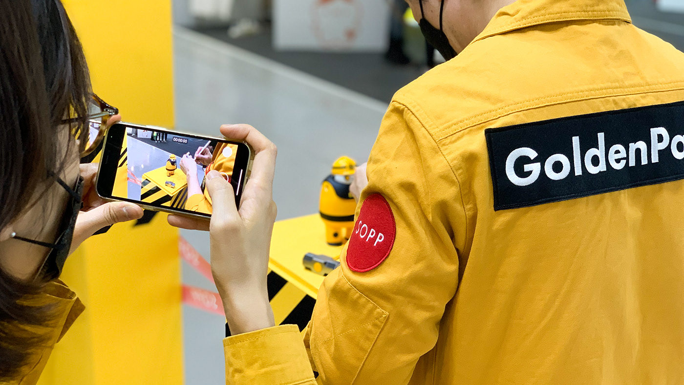 ©SOPP，product design，Golden Panda，Original character robot，Original toys，