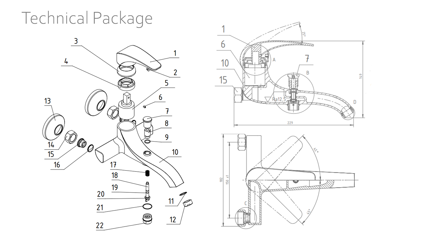 Gergely Mihaly，water tap，product design，bathtub，