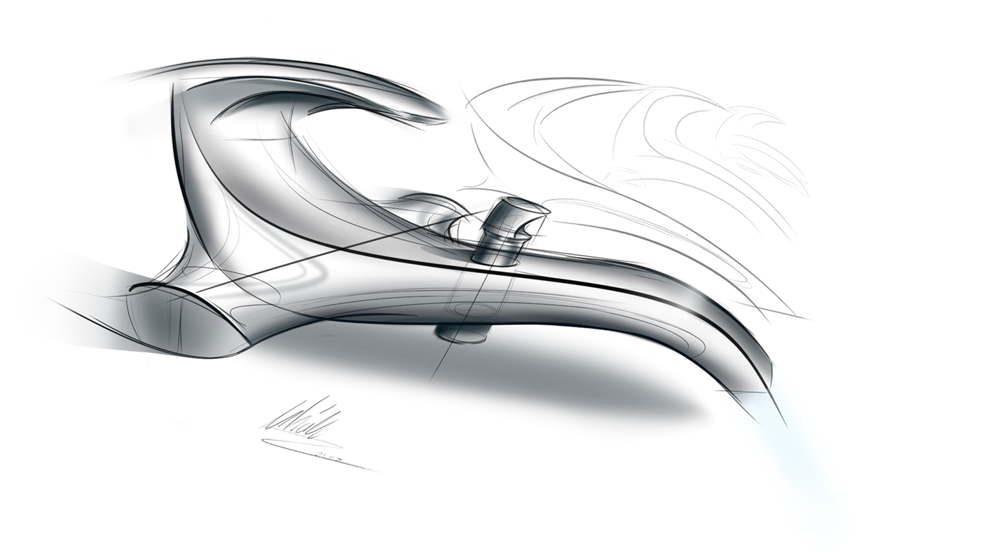 Gergely Mihaly，water tap，product design，bathtub，