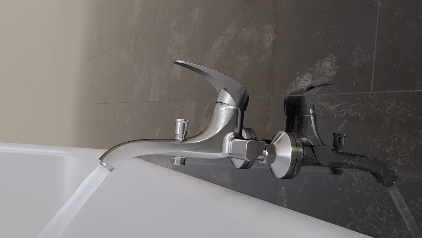 Gergely Mihaly，water tap，product design，bathtub，