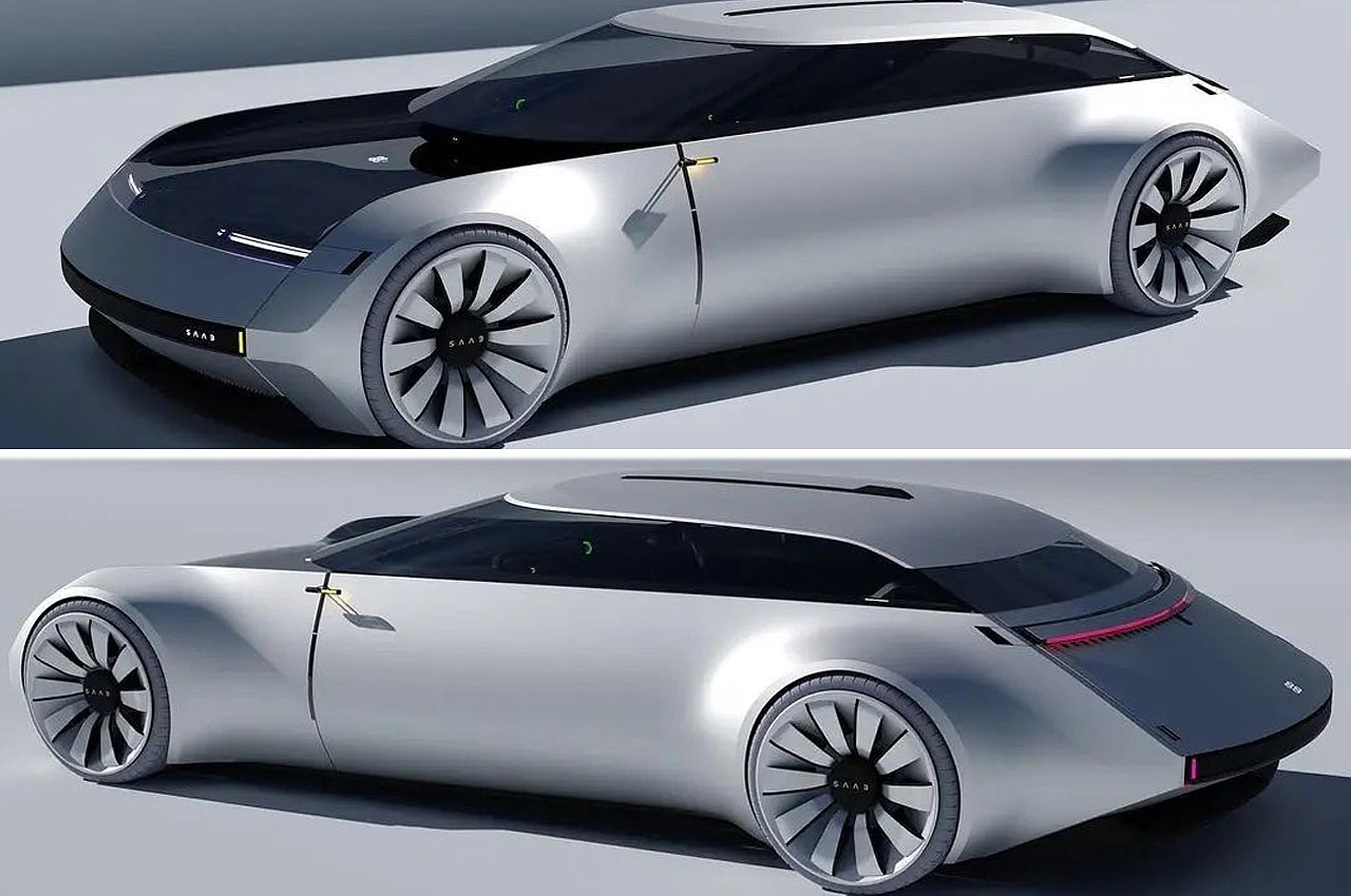 Bruno Arena，未来主义，自动驾驶，汽车设计，流线型设计，Saab AeroStream，空气动力学，美学设计，