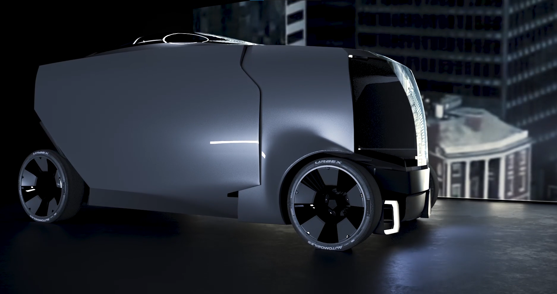 Charles Jacob，URBEX car，MATD1 project，Automobile design，Aesthetic design，