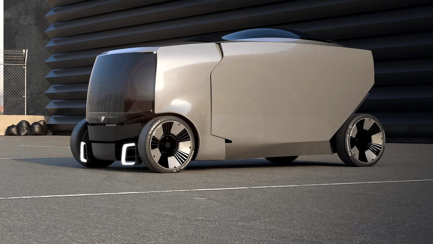 Charles Jacob，URBEX car，MATD1 project，Automobile design，Aesthetic design，