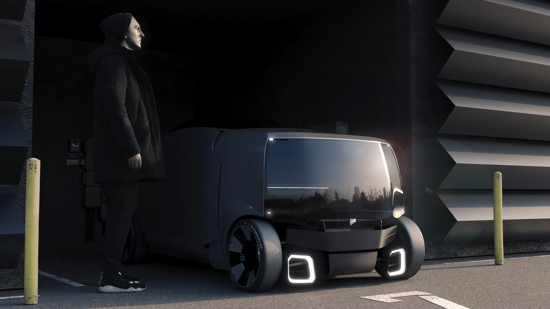 Charles Jacob，URBEX car，MATD1 project，Automobile design，Aesthetic design，