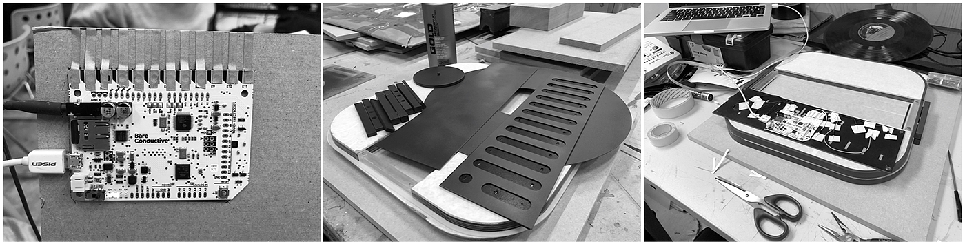 Enyang Zhu，Vinyl record packaging，LAUNCHPAD，packing design，Digital user experience，Entity product interaction，jukebox，