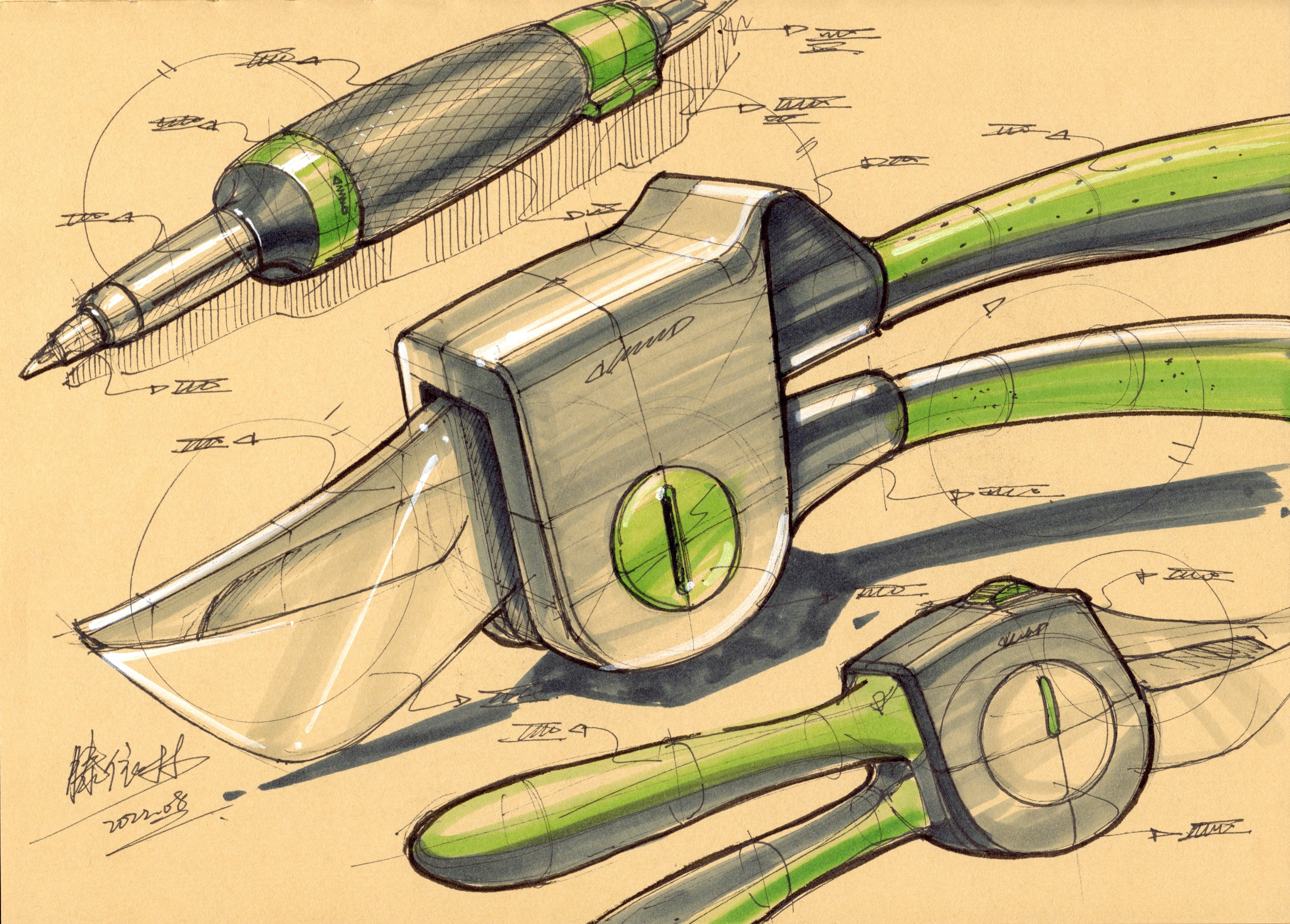 product design，industrial design，Hand drawn product design，Hand drawn industrial design，Product design postgraduate entrance examination，Postgraduate entrance examination for industrial design，Designer's Hand-painted Book，Teng Yilin hand-painted，