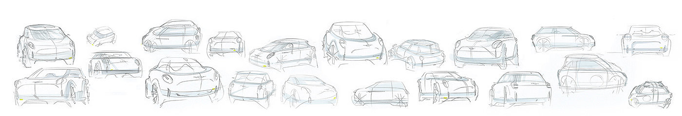 mini，Design，Electric vehicle，Minimalist，Automobile design，Mini，