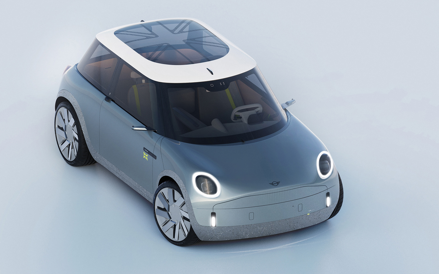 mini，Design，Electric vehicle，Minimalist，Automobile design，Mini，