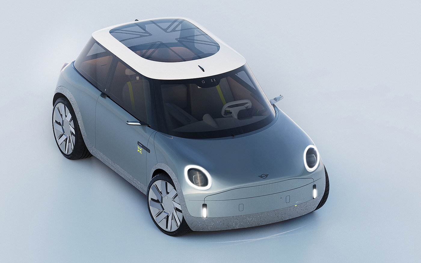 mini，Design，Electric vehicle，Minimalist，Automobile design，Mini，