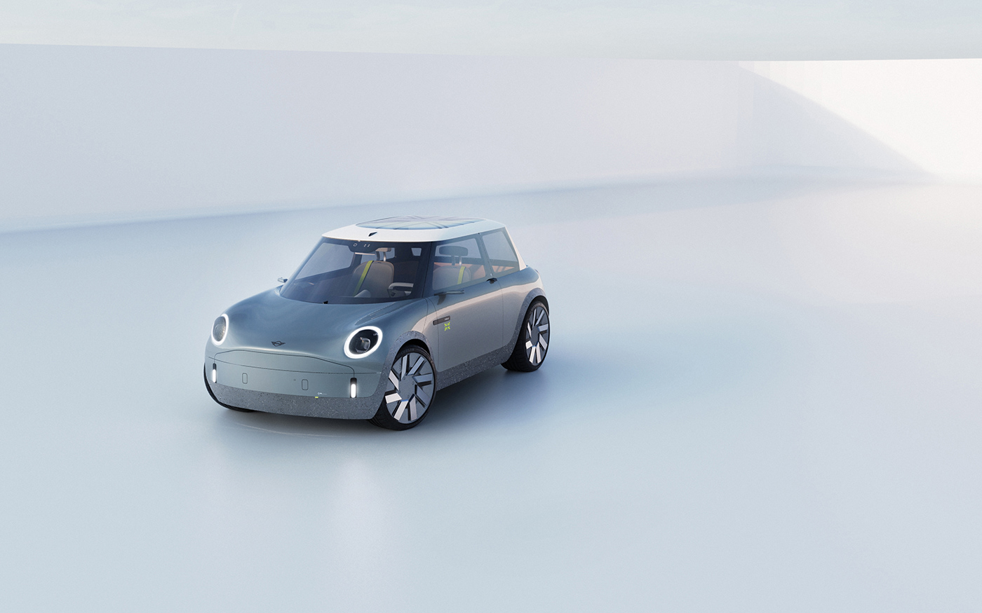 mini，Design，Electric vehicle，Minimalist，Automobile design，Mini，