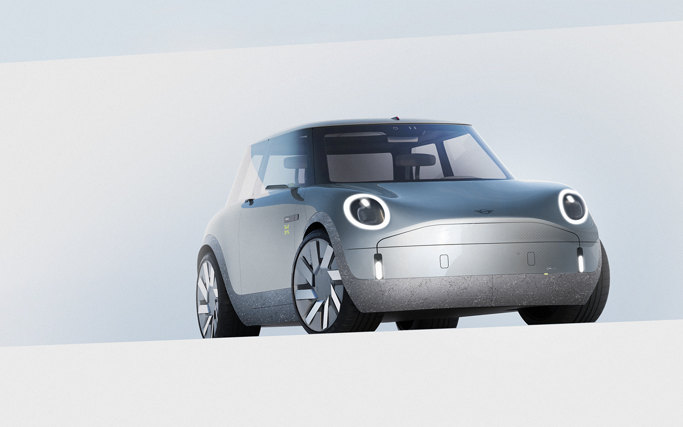 mini，Design，Electric vehicle，Minimalist，Automobile design，Mini，