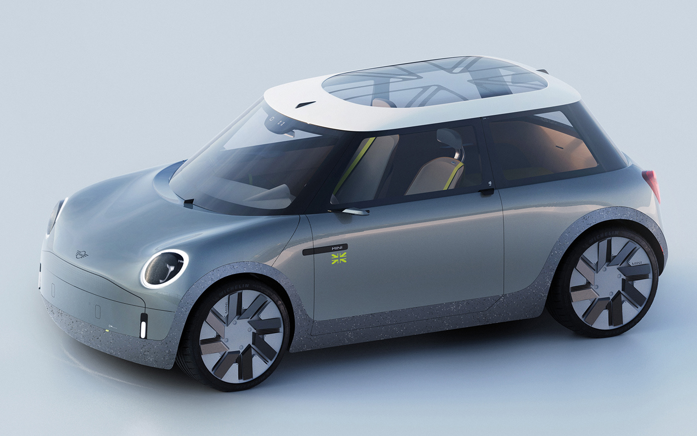 mini，Design，Electric vehicle，Minimalist，Automobile design，Mini，