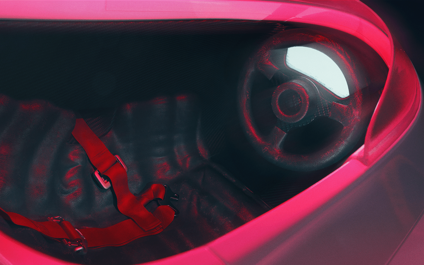 Ferrari，cgi，3d，