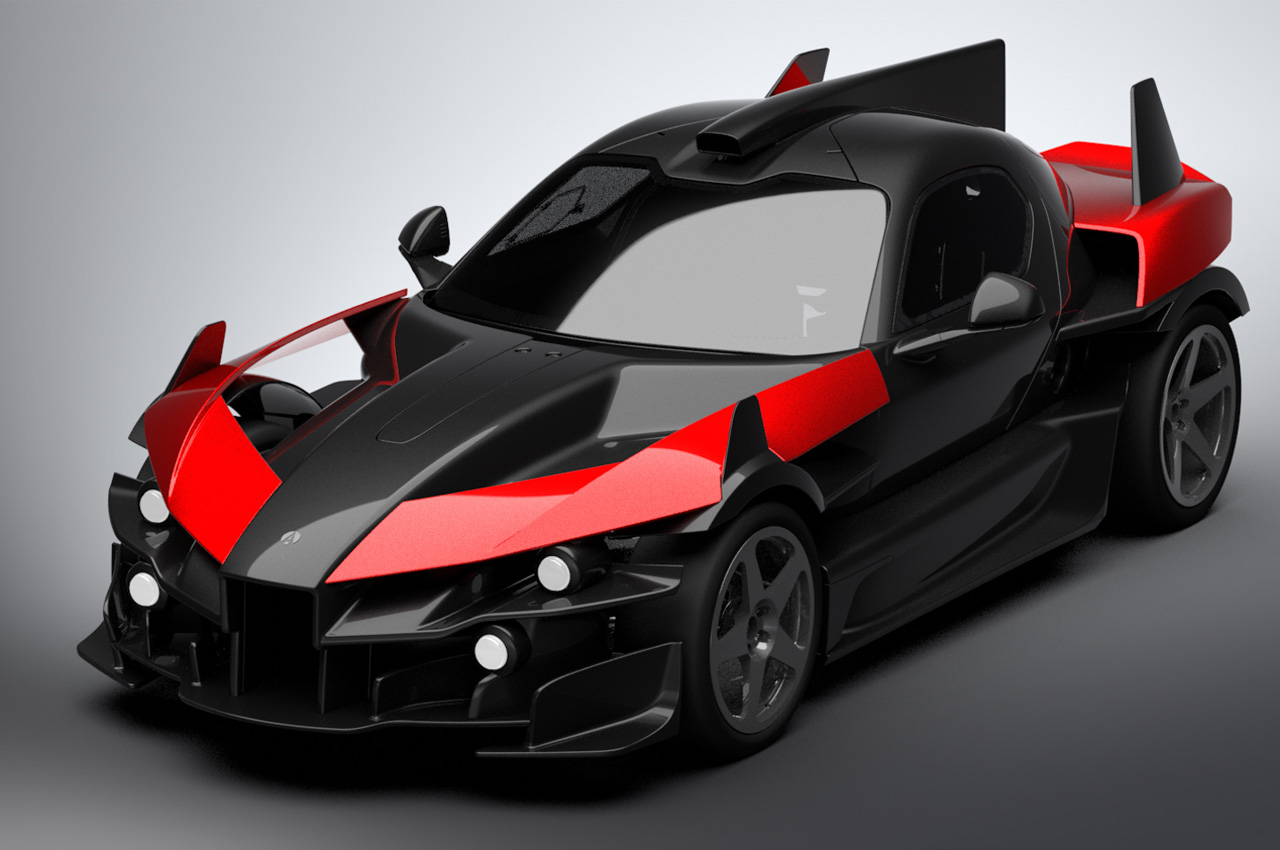 Batmobile，black，Sports car，