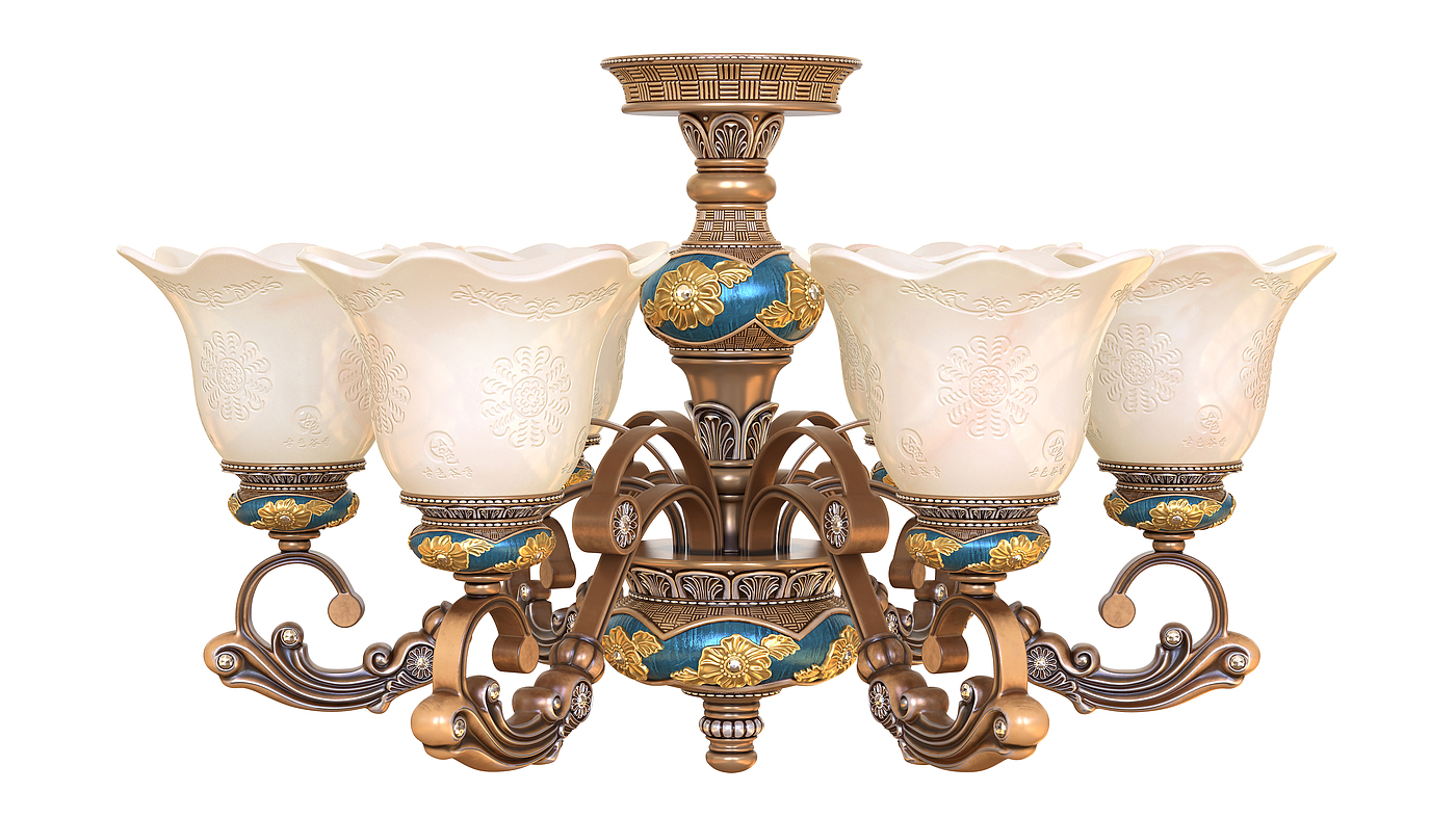 a chandelier，Lighting，furniture，product，originality，Design，Modeling and rendering animation tutorial，Antique Valley fragrance，